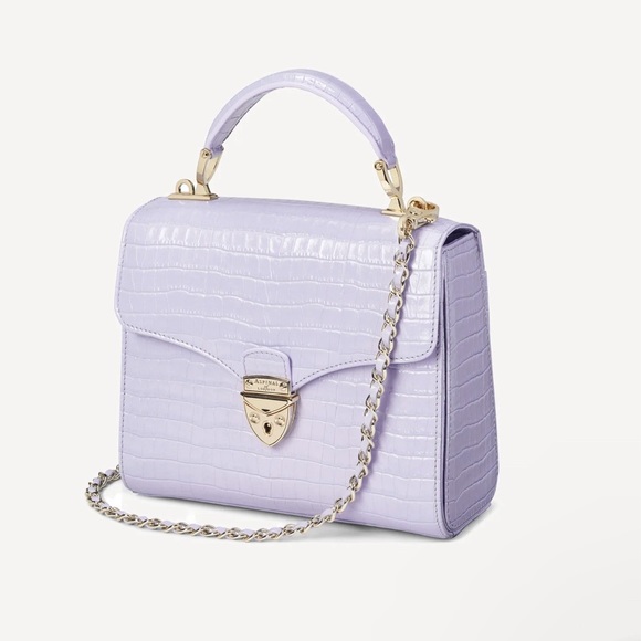 Aspinal of London Midi Mayfair Bag
Deep Shine English Lavender Small Croc - Picture 2 of 10